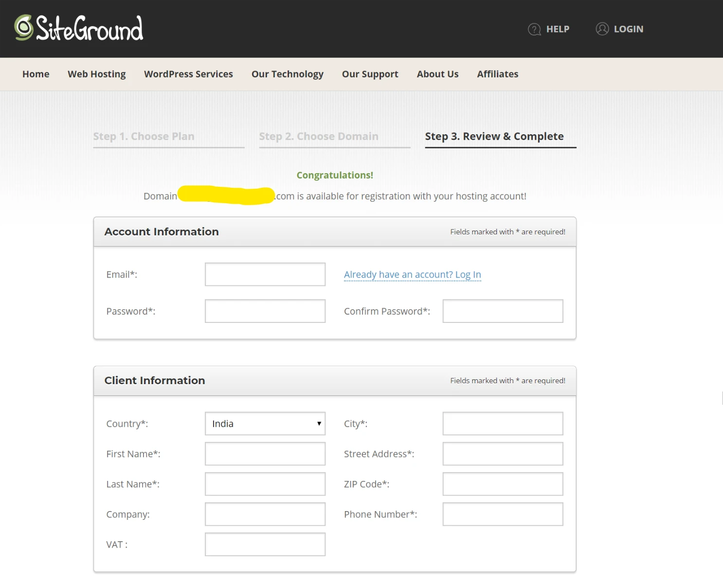 How to start a WordPress Blog using Siteground 4