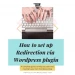 How to set up Redirection in your blog in less than a minute (Redirection WordPress plugin)