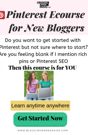 Pinterest course for beginners new bloggers