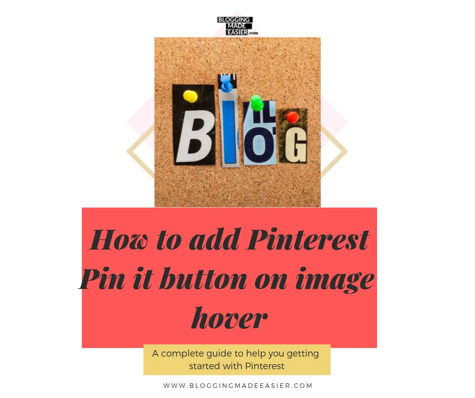 how to add a Pinterest pin it Button on your Wordpress website, blog or store via Wordpress plugin.