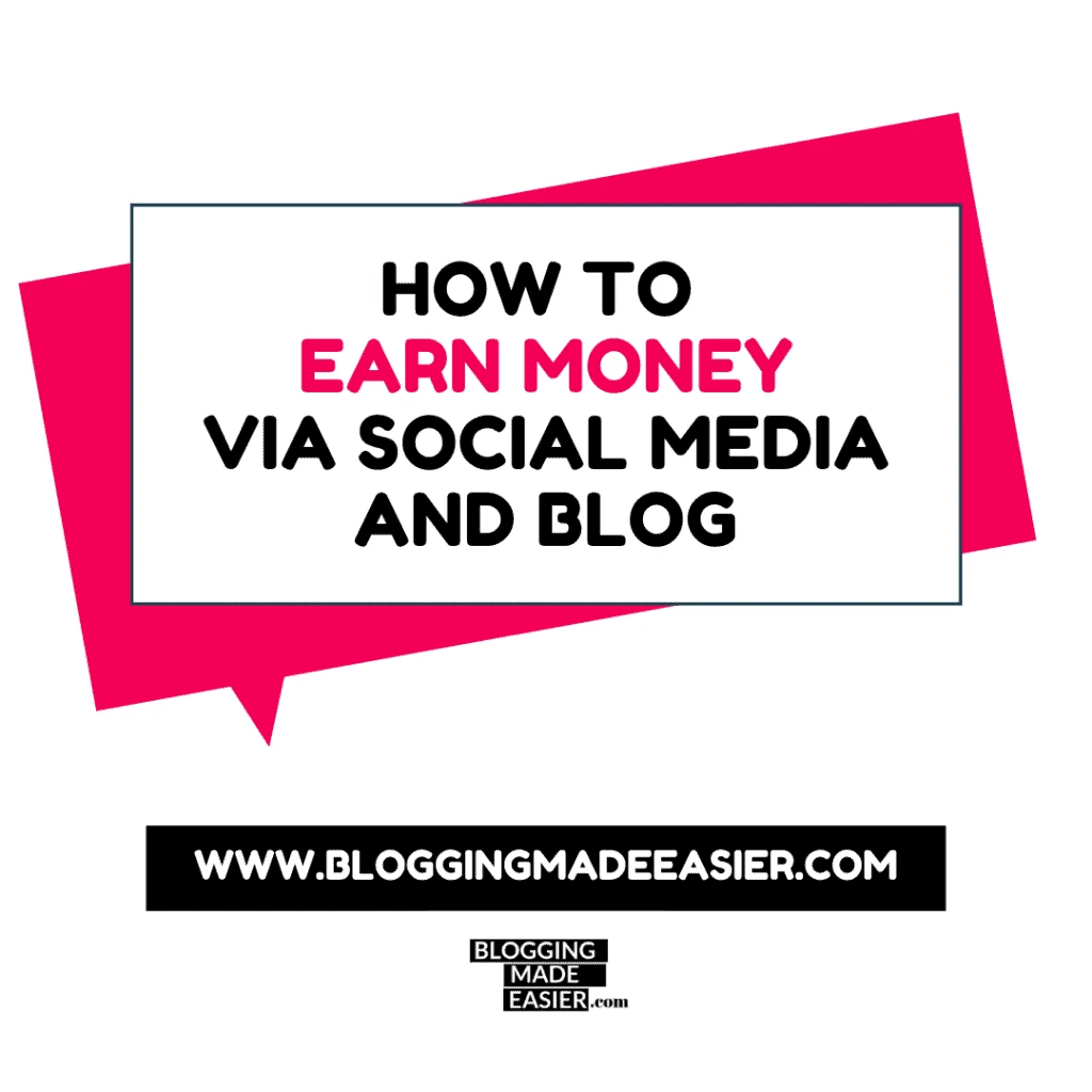 How to earn money via social media and website